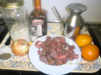 Ternera al Cointreau