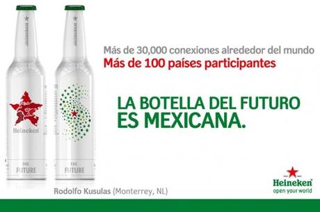 La creatividad de un mexicano, presente en la botella conmemorativa al 140 aniversario de Heineken