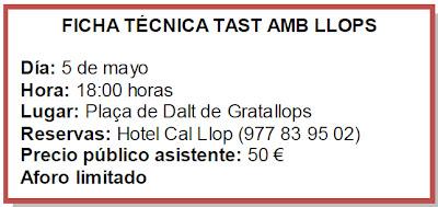 6º TAST AMB LLOPS. ( 5 de mayo 2012 )