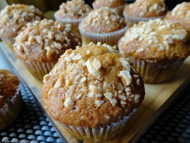 Muffins de almendras e higos