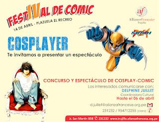 Cuarto Festival de Comics de la  Alianza Francesa de Trujillo