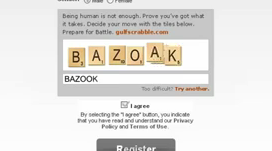 El captcha Scrabble