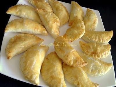 Empanadillas de queso y jamón ibérico horneadas