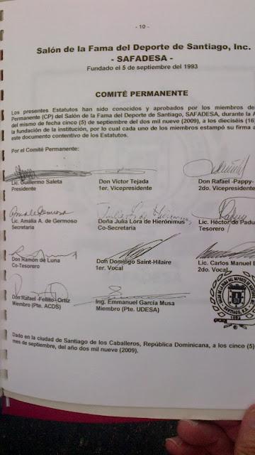 ACLARACIÓN: Carlos firmó un documento a favor de Saint Hilaire