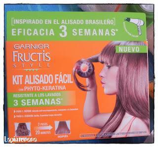 Probando el kit de alisado fácil de GARNIER
