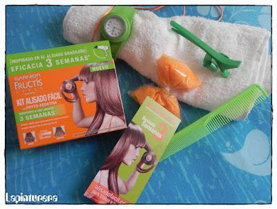 Probando el kit de alisado fácil de GARNIER