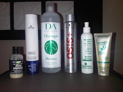 Mis productos para cuidar el cabello