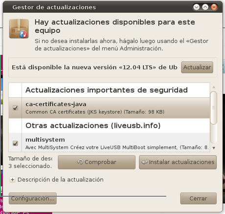 update ubuntu Cómo actualizar a Ubuntu 12.04 online