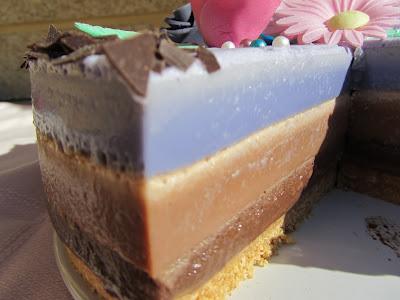 Tarta tres chocolates (SIN CUAJADA)