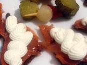 Canapés salmón negro Westfalia