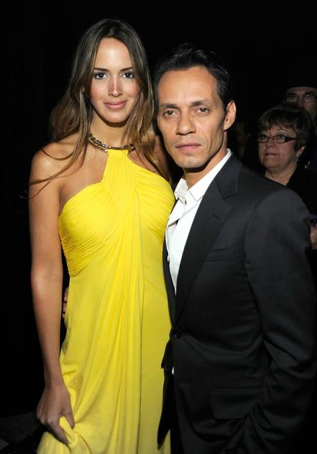 Marc Anthony junto a su novia, la venezolana Shannon de Lima