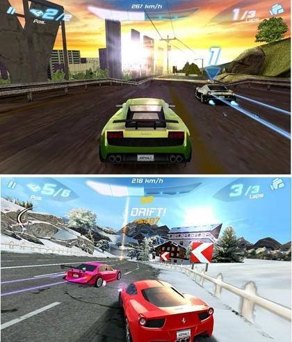 Asphalt 6: Adrenaline, un impresionante juego para Android.