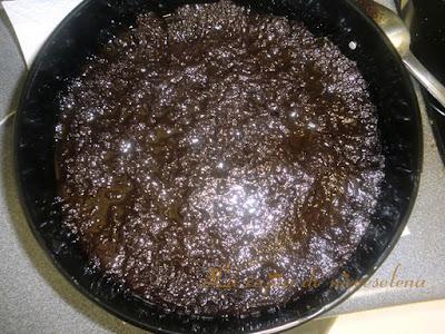 Tarta de pistachos y chocolate