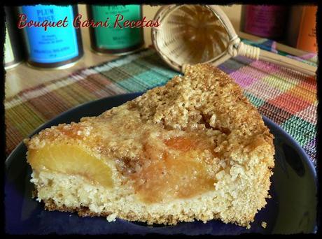 Tarta de ciruelas y almendras