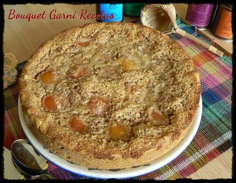 Tarta de ciruelas y almendras