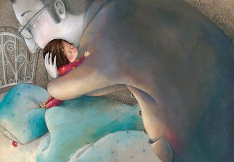 Un conte, una abraçada i... dolços somnis.La millor forma...