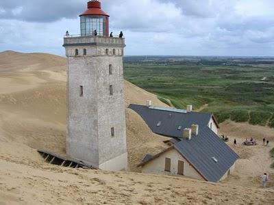 Rubjerg Knude, el faro devorado por las arenas