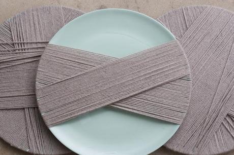 Tutorial: Decoramos los platos con lana...