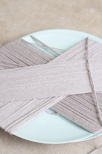 Tutorial: Decoramos los platos con lana...