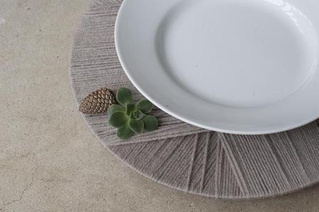 Tutorial: Decoramos los platos con lana...