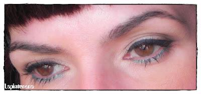 Look con labios morados, ¿en primavera?