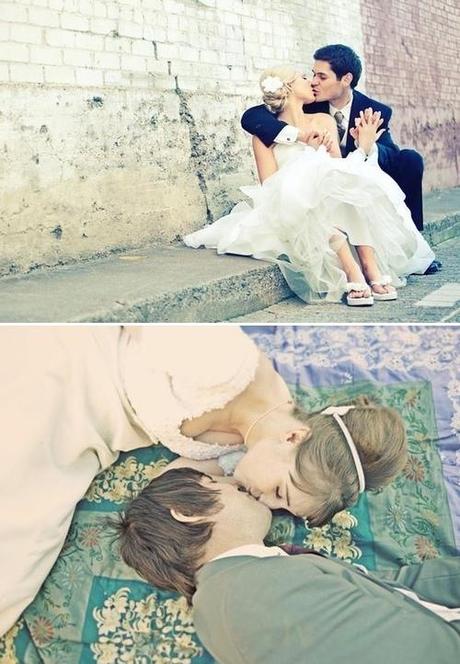 5 fotos (más) de tu boda que querrás tener. Un beso/5 futher picture to be taken at your wedding