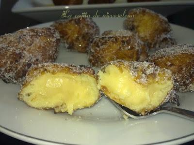 Buñuelos de leche al aroma de canela