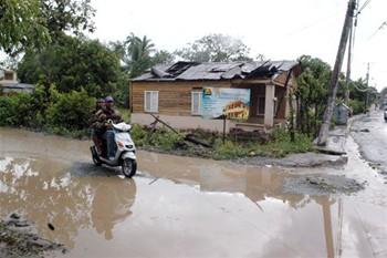 COBERTURA: 20 viviendas inundadas en Mao por lluvias