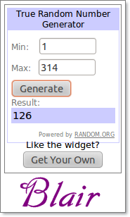 Ganadores del sorteo Aniversario I