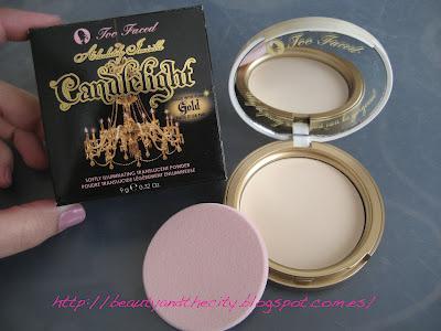 Oro en tu piel con Candelight de Too Faced