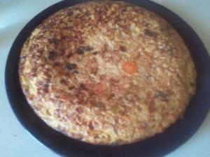 SAMSUNG Tortilla de arroz integral con verduritas de Carmen, Chiclana.
