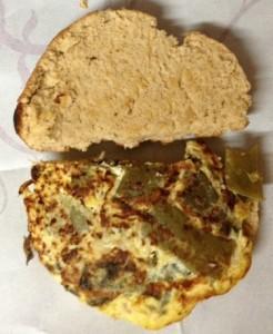 bocata de tortilla mari luz Vuestras Comidas MacrobiotiVas