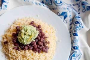 Vuestras Comidas MacrobiotiVas Mijo con azuki y pesto vegetal.