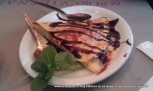 Crep plátano y chocolate Bun Bo