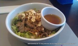 Bun Bo Fideos vermicelli con ternera