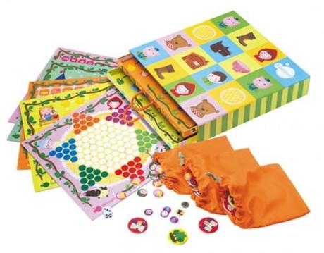 Juegos reunidos de mesa para niños Fabu-Ludo