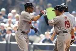 Yadier Molina y Carlos Beltrán Pegan home run