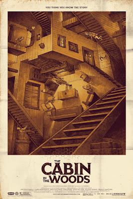 The Cabin in the Woods nuevo Mondo poster