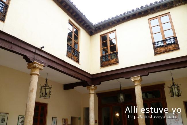 El patio del Palacio de la Cotilla en Guadalajara