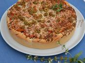 Pizza atún molde hondo