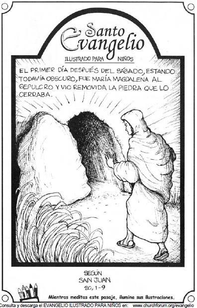 EVANGELIO DOMINICAL EN CÓMIC: 08 DE ABRIL DEL 2012 (RESURRECCIÓN)