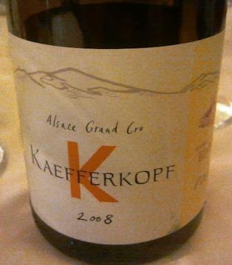 Kaefferkopf Binner Kaefferkopf Alsace Gran Cru 2008