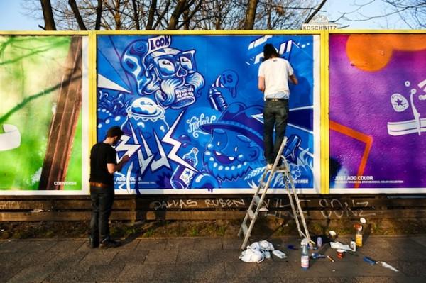 Converse + street art