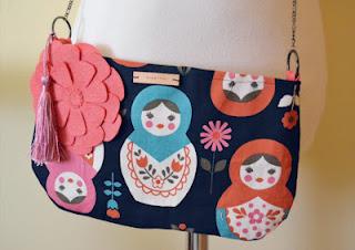 matryoshka clutch bag