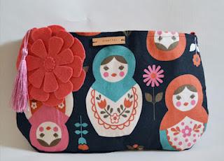 matryoshka clutch bag