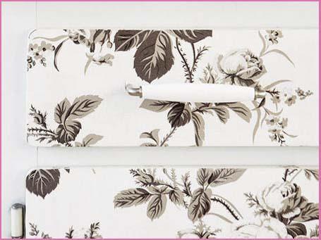 Recicla un mueble con papel de rosas