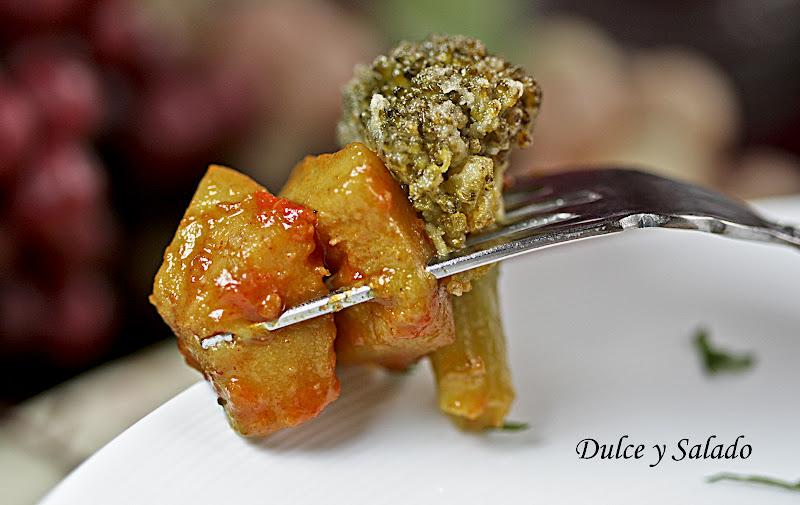 SEPIA GUISADA  CON BROCOLI EN THERMOMIX