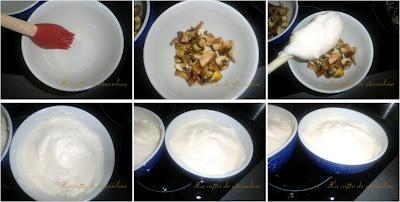 Soufflé de queso y champiñones