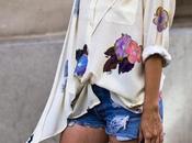 Flower acne blouse