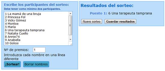 Y las ganadoras son...